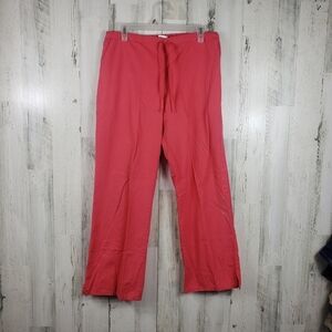 Baby phat coral orange pink scrub bottoms women's size medium